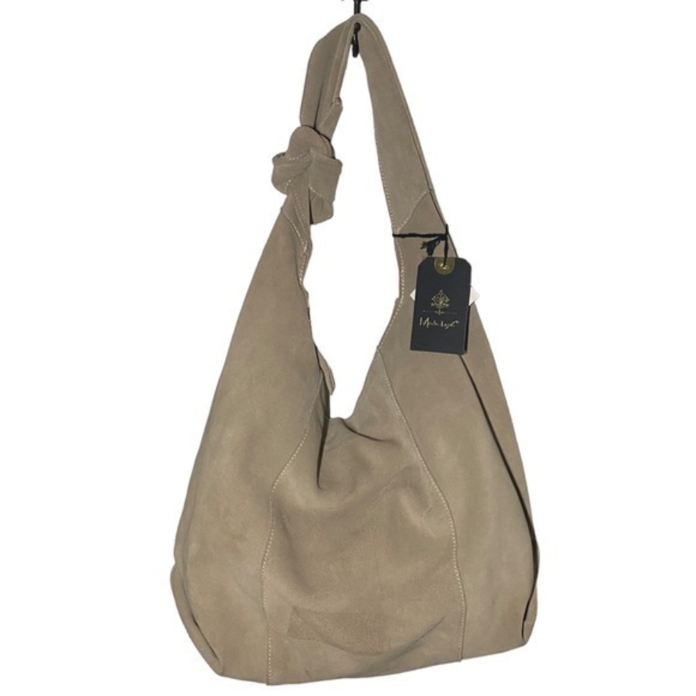 Moda Luxe Suede Hobo Bag